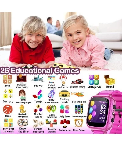 Kids Smart Watches Kids Smart Game Watch with 26 Puzzle Games HD Touch Screen Camera MP3 Player Pedometer Alarm Calculator 12...