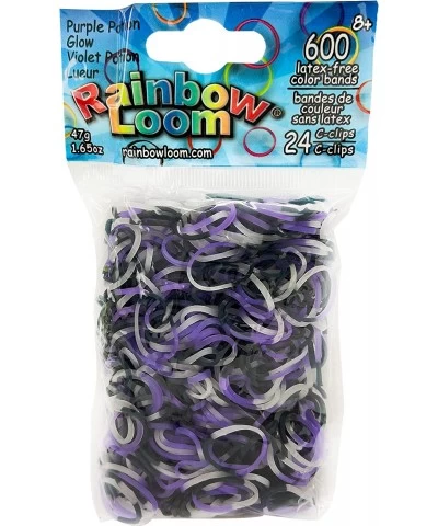 Rainbow Loom® GLOW in the Dark Collection: Purple Potion Rubber Bands with 24 C-Clips (600 Count) $14.07 Kids' Drawing & Writ...