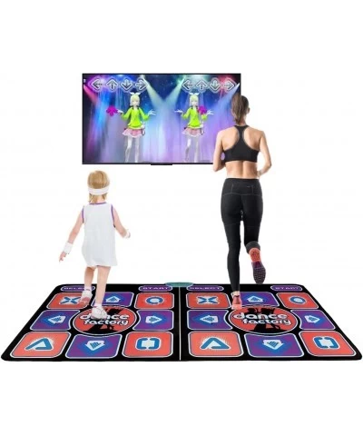 Dance Mat Double Dance Mat for Kids and Adults Musical Electronic Dance Mat Dancing Pad Dancing Carpet Double User Dance Floo...