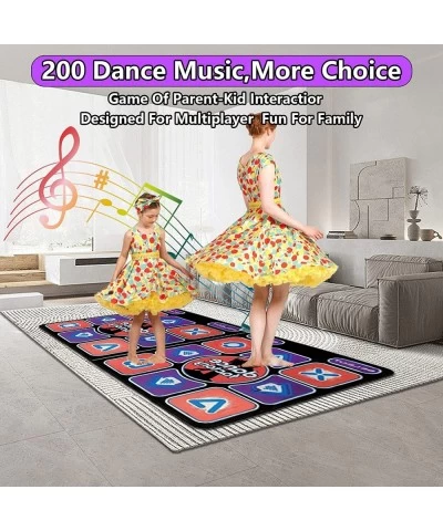 Dance Mat Double Dance Mat for Kids and Adults Musical Electronic Dance Mat Dancing Pad Dancing Carpet Double User Dance Floo...