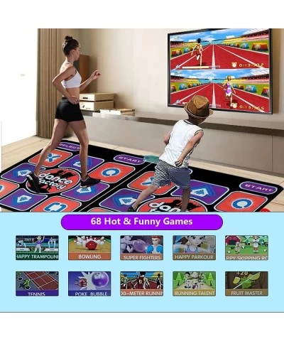 Dance Mat Double Dance Mat for Kids and Adults Musical Electronic Dance Mat Dancing Pad Dancing Carpet Double User Dance Floo...