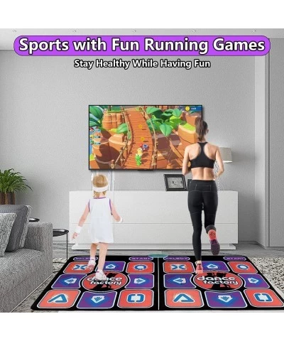 Dance Mat Double Dance Mat for Kids and Adults Musical Electronic Dance Mat Dancing Pad Dancing Carpet Double User Dance Floo...