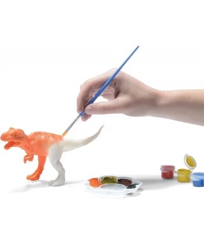 Dinosaur Painting Kit for Kids - Decorate Your Own Dinosaur Figurines 13-Piece Arts and Craft Activity Set for Boys and Girls...