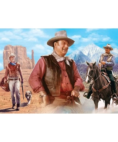 1000 Piece John Wayne Jigsaw Puzzle For Adults Family Or Kids - On The Trail - 19.25"x26.75 $28.84 Jigsaw Puzzles