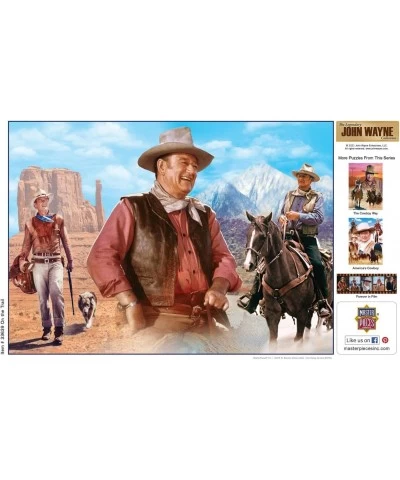 1000 Piece John Wayne Jigsaw Puzzle For Adults Family Or Kids - On The Trail - 19.25"x26.75 $28.84 Jigsaw Puzzles