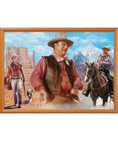 1000 Piece John Wayne Jigsaw Puzzle For Adults Family Or Kids - On The Trail - 19.25"x26.75 $28.84 Jigsaw Puzzles