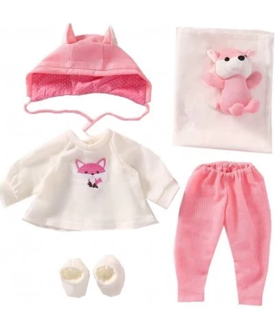 Reborn Baby Doll Clothes for 20- 23 inch Reborn Doll Pink Fox Outfit Accessories 6pcs $41.73 Doll Accessories