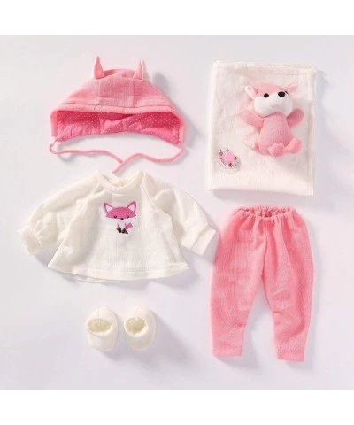 Reborn Baby Doll Clothes for 20- 23 inch Reborn Doll Pink Fox Outfit Accessories 6pcs $41.73 Doll Accessories