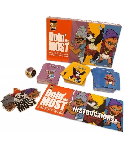 Doin' The Most- The Slang-Based Social Game Orange 5.9 x 9.3 x 1.4 $23.83 Card Games