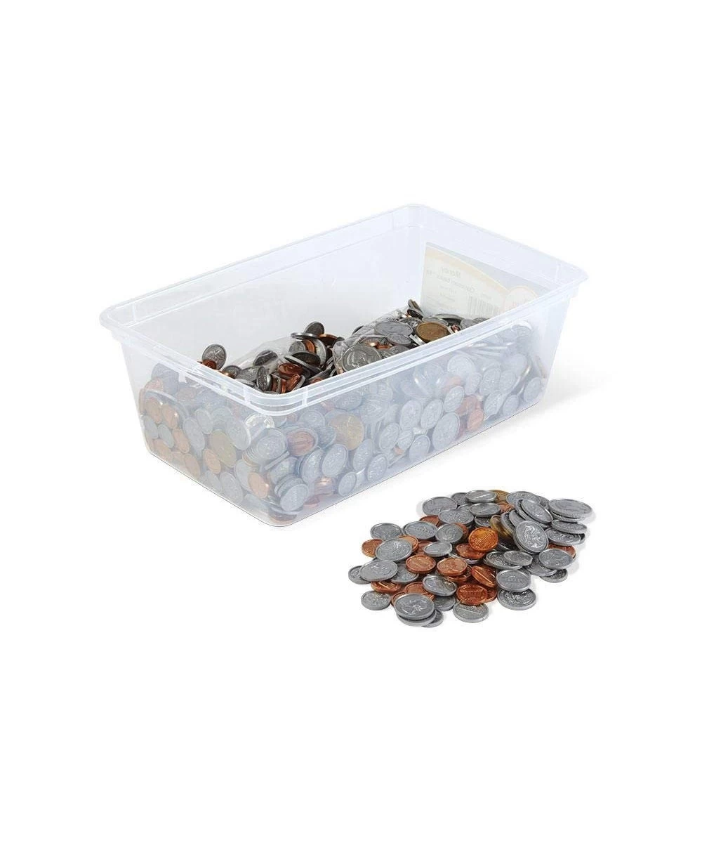 Fake Money Coin Classroom Set Detailed Fake Coins Prop Money Toy Money Play Money for Kids Realistic Money Pretend Money for ...