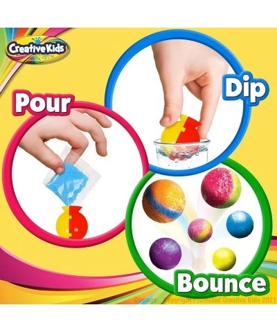 Make Your Own Bouncy Ball DIY Craft Kit for Kids - Individual 12 Pack Bulk Activity Set – Science STEM Party Favor Gift for B...