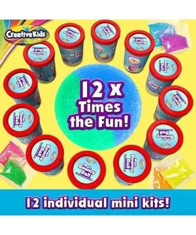 Make Your Own Bouncy Ball DIY Craft Kit for Kids - Individual 12 Pack Bulk Activity Set – Science STEM Party Favor Gift for B...