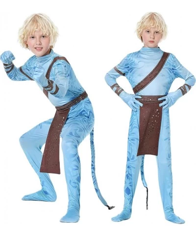 Neytiri Costume for Kids Cosplay Jumpsuit Aliens Bodysuit Onesie Halloween Outfit for Boys Girls $50.18 Kids' Costumes