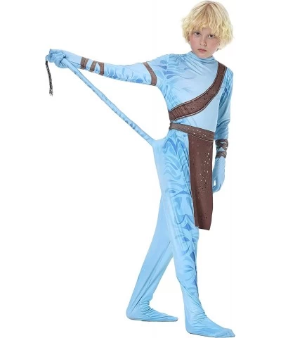 Neytiri Costume for Kids Cosplay Jumpsuit Aliens Bodysuit Onesie Halloween Outfit for Boys Girls $50.18 Kids' Costumes