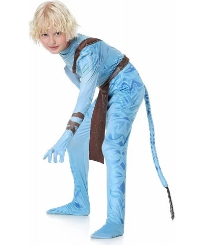 Neytiri Costume for Kids Cosplay Jumpsuit Aliens Bodysuit Onesie Halloween Outfit for Boys Girls $50.18 Kids' Costumes