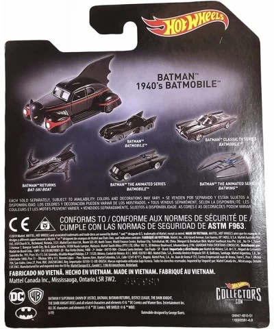 Batman 1940s Batmobile 1:50 Scale $33.43 Kids' Play Cars & Race Cars