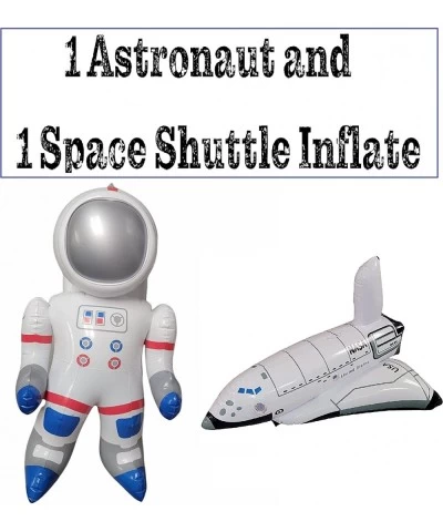 Outer Space Mission - Inflatable Astronaut & Space Shuttle (Set of 2) Self Standing Cosmos Exploration Mission Inflate Cosmon...