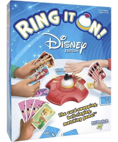 Disney Ring It On! -- The Card-swapping Bell-Ringing Matching Game! -- Ages 6+ -- 2-4 Players $38.00 Card Games