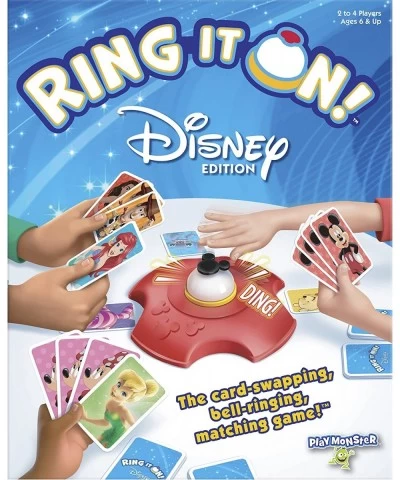 Disney Ring It On! -- The Card-swapping Bell-Ringing Matching Game! -- Ages 6+ -- 2-4 Players $38.00 Card Games