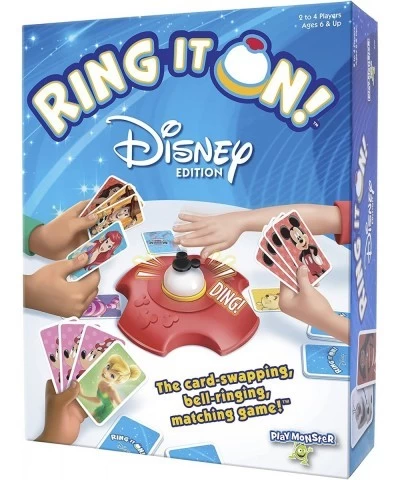 Disney Ring It On! -- The Card-swapping Bell-Ringing Matching Game! -- Ages 6+ -- 2-4 Players $38.00 Card Games