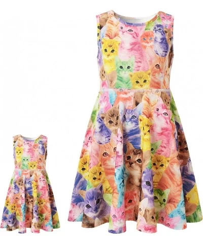 Girls&Doll Matching Dresses Sleeveless Unicorn Clothes Outfits Fits 18" Dolls $46.68 Doll Accessories