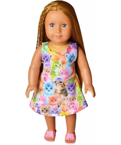 Girls&Doll Matching Dresses Sleeveless Unicorn Clothes Outfits Fits 18" Dolls $46.68 Doll Accessories