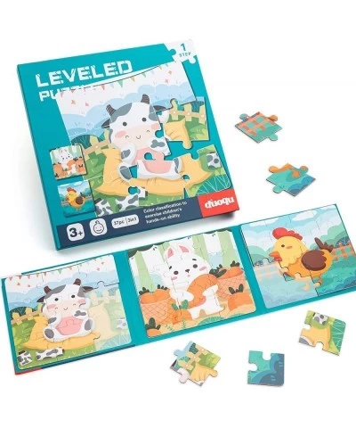 Puzzles for Kids Ages 3-5 | 4-8 Advanced Animals Puzzles 9-12-16 Piece Jigsaw Puzzles for Toddler Preschool Magnetic Puzzles ...