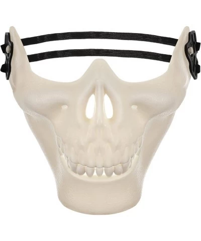 Skull Skeleton Mask Full Face Protector Halloween Mask for Cosplay Masquerade Party (White) $15.04 Kids' Dress-Up Accessories