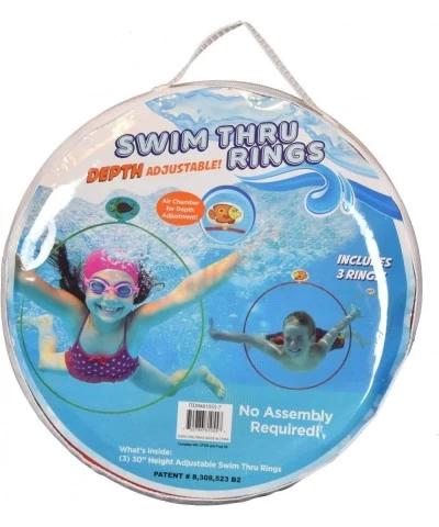 Swim Thru Rings - Assorted Pack | Adjustable $38.00 Swimming Pool & Outdoor Water Toys