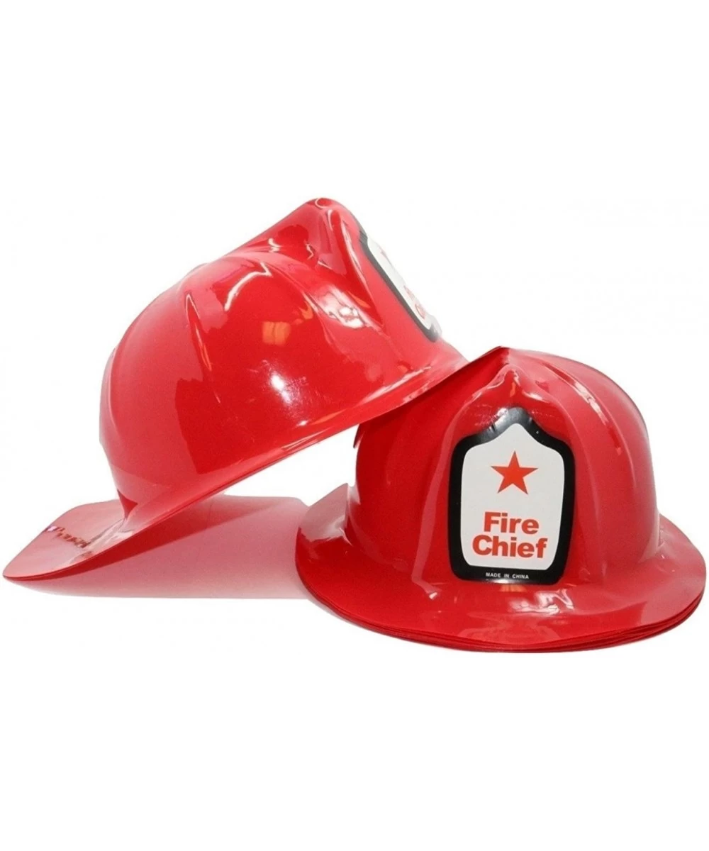 Child Size Fireman Firefighter Fire Chief Hats (12 Pack) Plastic Kids Helmets (1 Pack of 12) Red $26.18 Kids' Dress-Up Access...