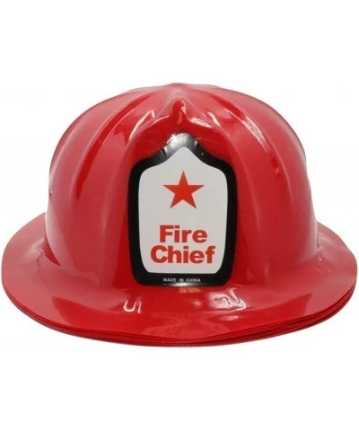 Child Size Fireman Firefighter Fire Chief Hats (12 Pack) Plastic Kids Helmets (1 Pack of 12) Red $26.18 Kids' Dress-Up Access...