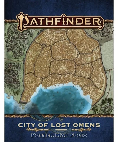 Pathfinder Lost Omens: City of Lost Omens Poster Map Folio (P2) $39.94 Kids' Play Fantastic Creature Figures