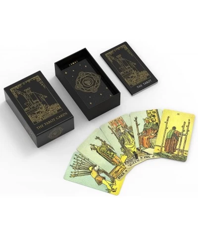 Tarot Cards Deck for Beginners with Guidebook Classic Tarot Deck Set with Black Card Storage Box 78 Cards for Beginners Start...