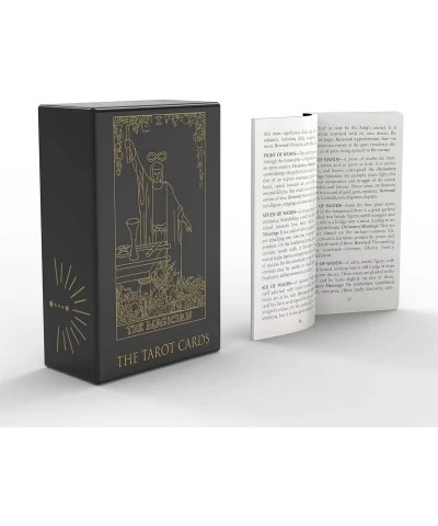 Tarot Cards Deck for Beginners with Guidebook Classic Tarot Deck Set with Black Card Storage Box 78 Cards for Beginners Start...