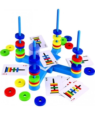 Games for Kids Ages 4-8 Magnetic Rings Board Games for Family Night 1 to 4 Players STEM Learning Toys Science Magnets Match G...