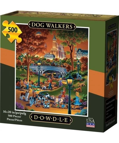 Dowdle Jigsaw Puzzle - Dog Walkers - 500 Piece $41.54 Jigsaw Puzzles