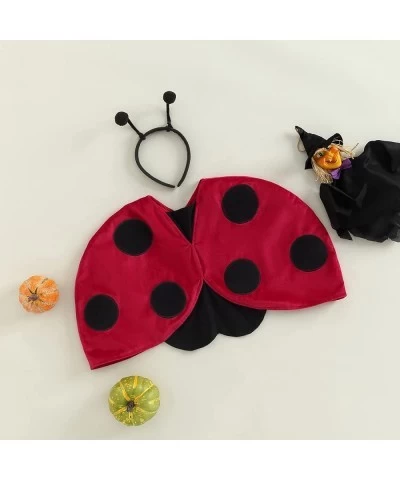 Baby Ladybug Costume Toddler Girl Halloween Costumes Red Wings Outfit Cape Cloak Bug Dressup Cosplay Clothes $28.29 Kids' Cos...