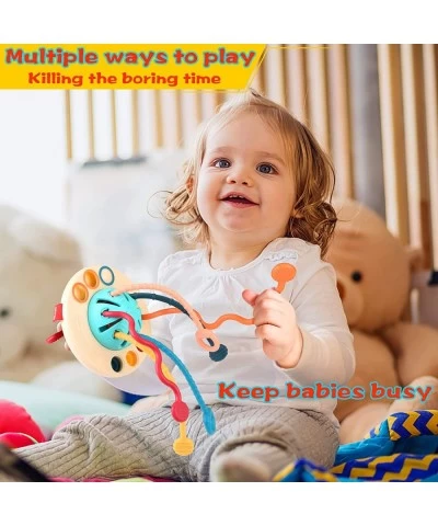 Baby Pull String Activity Toys for Toddlers Montessori Early Educational Sensory Teething Toys for Babies Fine Motor Skills S...