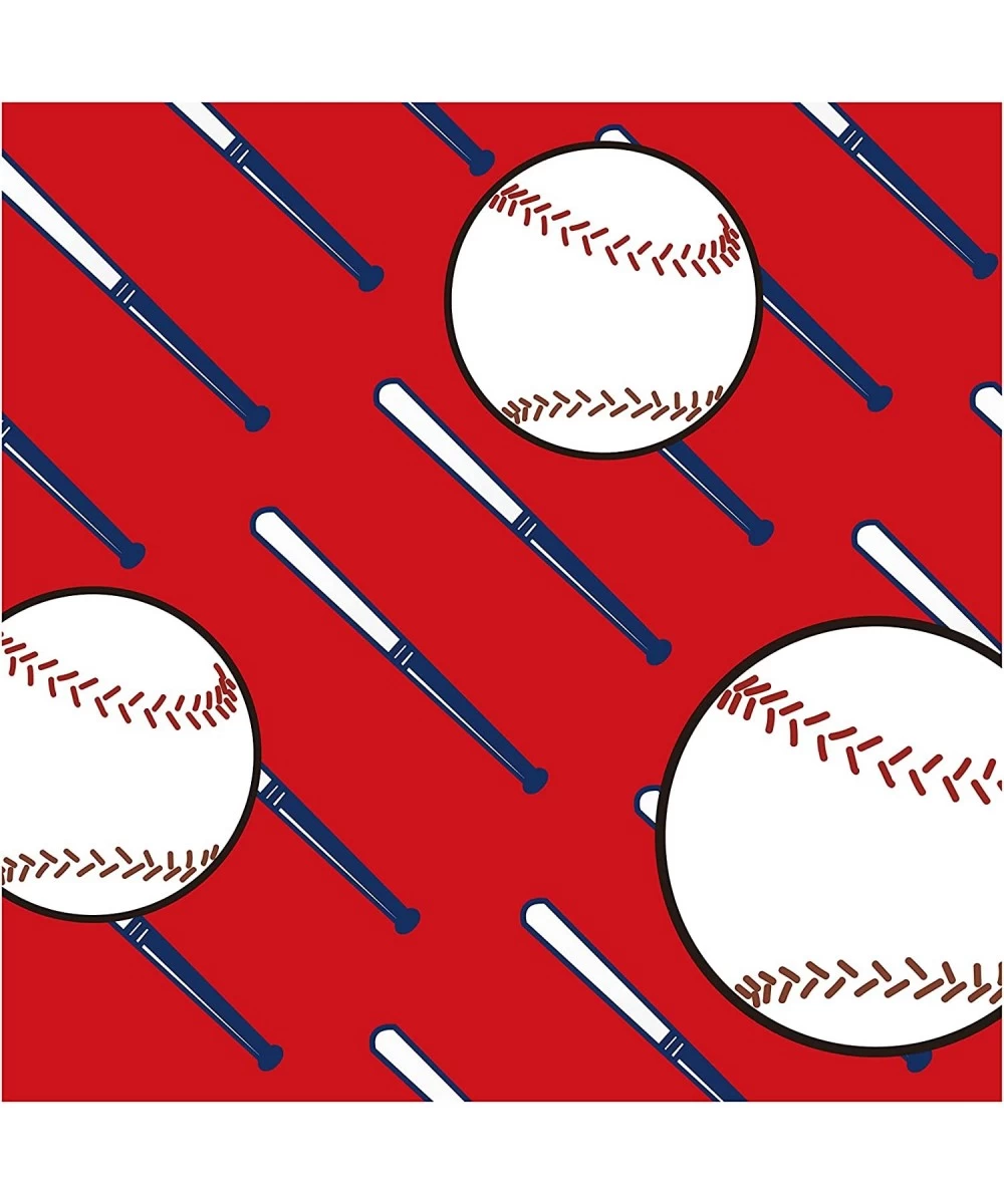 40pcs Baseball Napkins Sports Baseball Lunch Dinner Tableware Disposable Paper Napkin Set for Red White Baseball Themed Weddi...