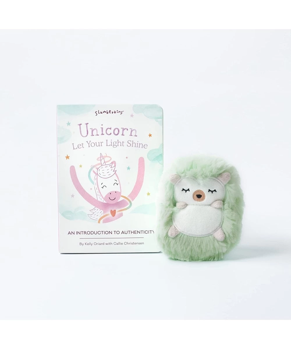 Unicorn Let Your Light Shine Board Book & Seafoam Hedgehog Mini | Supports Authenticity & Social Emotional Intelligence for A...