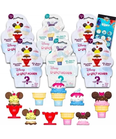 Disney Blind Bag Bundle - 6 Pack Disney Party Favors for Kids Featuring Mix Match & Stack Ice Cream Figures | Disney Party Su...