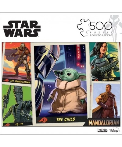 Star Wars: The Mandalorian - Trading Cards - 500 Piece Jigsaw Puzzle $15.86 Jigsaw Puzzles