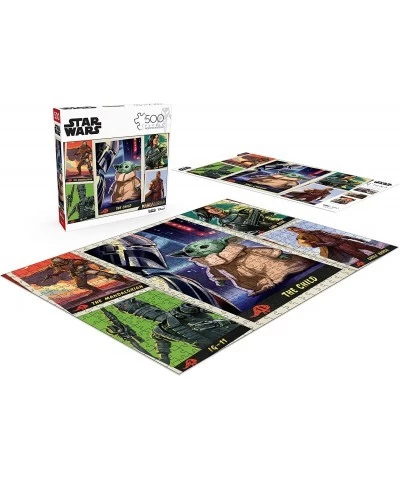 Star Wars: The Mandalorian - Trading Cards - 500 Piece Jigsaw Puzzle $15.86 Jigsaw Puzzles