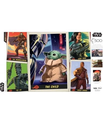 Star Wars: The Mandalorian - Trading Cards - 500 Piece Jigsaw Puzzle $15.86 Jigsaw Puzzles