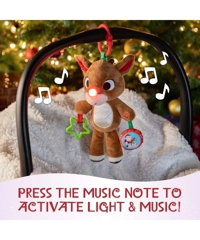 Rudolph The Red-Nosed Reindeer On The Go Teether Developmental Activity Toy 12 inches Brown $32.67 Plush Figure Toys