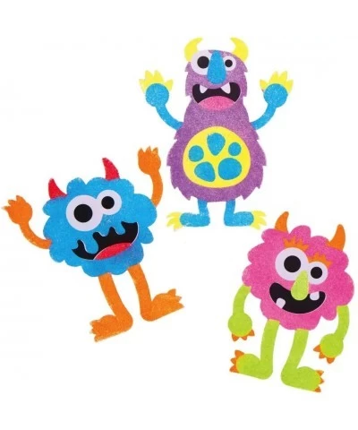 AX246 Halloween Monster Sand Art Magnets - Pack of 6 Children to Decorate and Display Ideal Kids Arts and Crafts Project $18....