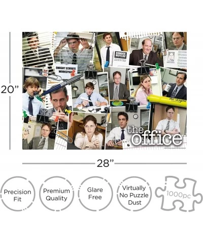 The Office Cast Collage Puzzle (1000 Piece Jigsaw Puzzle) - Glare Free - Precision Fit - Officially Licensed The Office Merch...