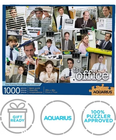 The Office Cast Collage Puzzle (1000 Piece Jigsaw Puzzle) - Glare Free - Precision Fit - Officially Licensed The Office Merch...