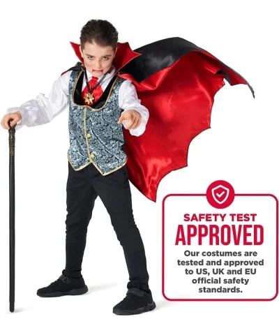 Costumes Kids Vampire Costume Boys Vampire Cape Dracula Outfit Toddler Scary Halloween Costume For Boys $42.63 Kids' Costumes