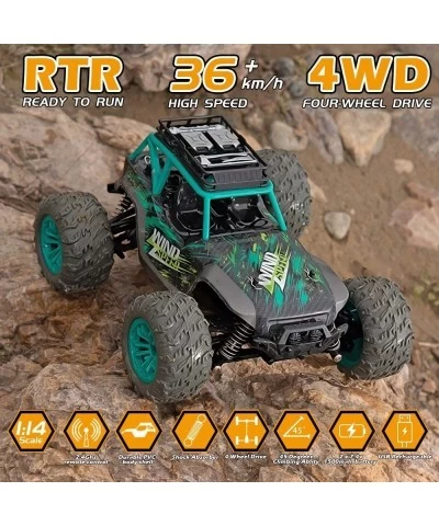 Remote Control Car 1:14 Scale Christmas Large RC Cars 36 KM/H Speed 4WD Off Road Monster Trucks All Terrain Electric Toy Truc...